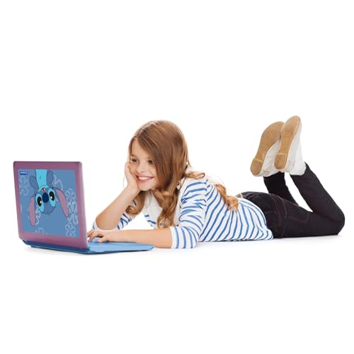 Ordinateur bilingue Stitch Lexibook avec 170 activités et grand écran bleu - 5