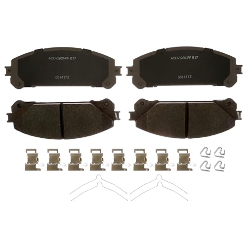 ACDelco Silver 14D1324CHF1 (19383259) Ceramic Front Disc Brake Pad Set