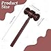Judge Gavel for Meetings, Handmade Wooden Gavel, Auction Gavels Prop Justice Costume Accessories, Desk Accessories for Local Club Presidents
