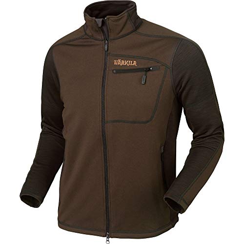 Harkila Vestmar Hybrid Fleece Jacket Large Brown Harkila Vestmar Hybrid Fleece Jacket Large Brown