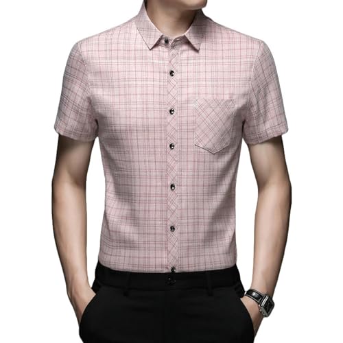 Chemise homme été respirante contre la chaleur en coton lin
