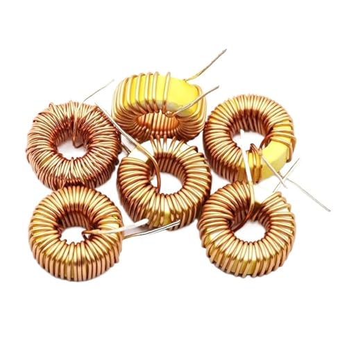 5Pcs Toroid Inductor 3A Winding Magnetic Inductance 22uH 33uH 47uH 100uH 220uH 330uH 470uH Inductor(100uh)
