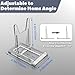 JCrunaway Acrylic Book Stands for Display,12 Pack Adjustable Book Display Stand Small Easels for Display Magazine Comic Book CD Display DVD Postcard Holder