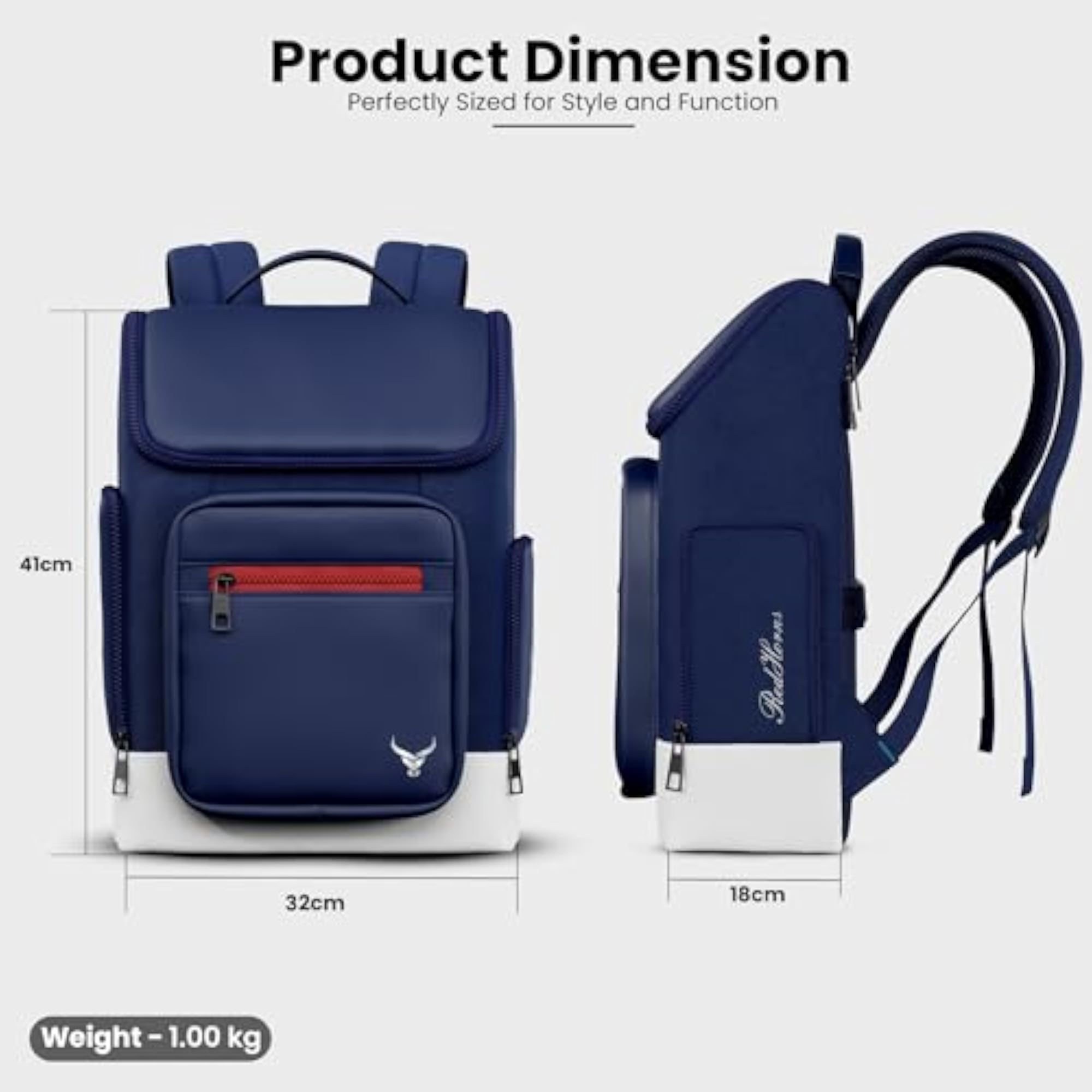 Robust Backpack Water-Resistant 15.6" Laptop Bag