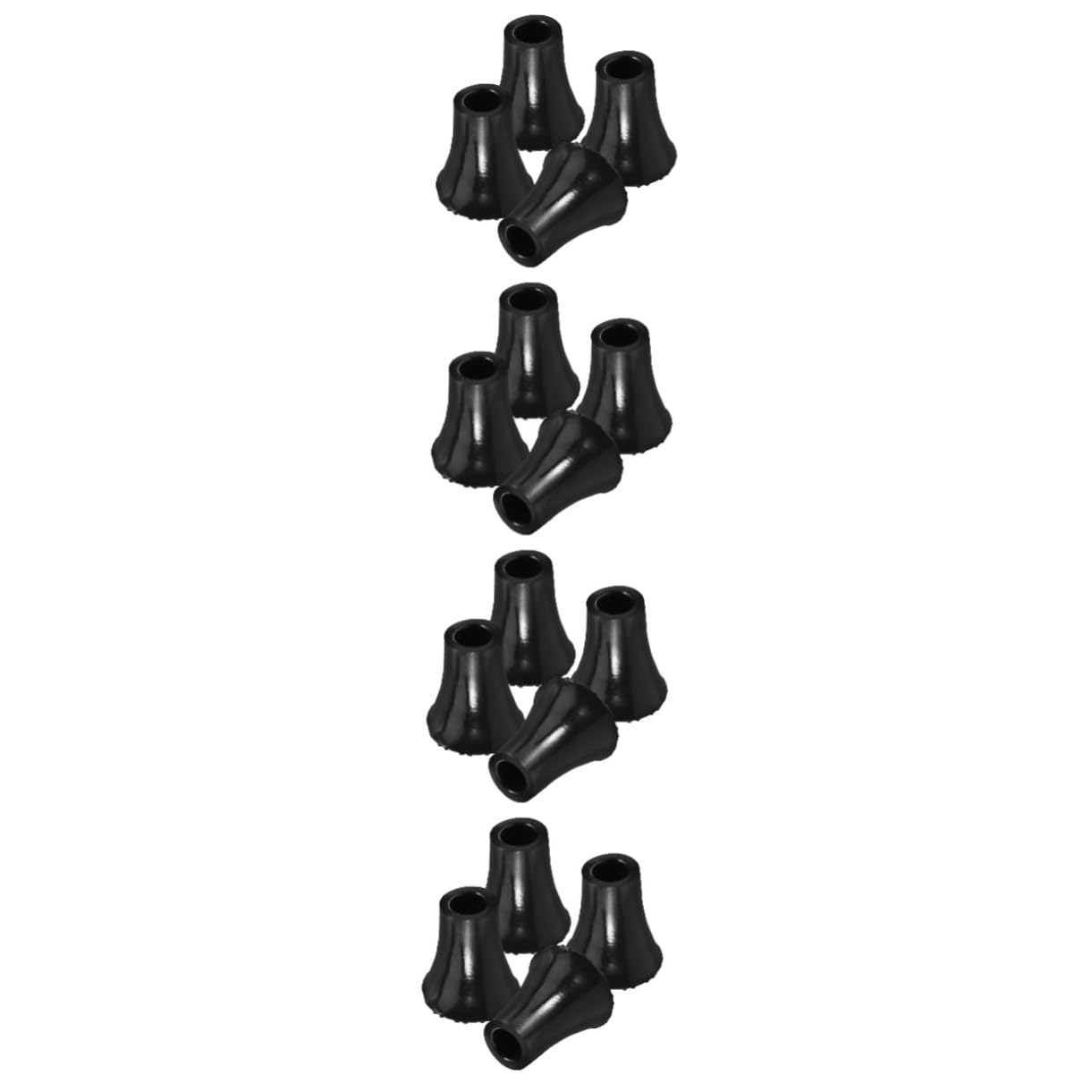 FOMIYES 4 Juegos Almohadillas Para Muletas Bastón Almohadillas Para Muletas Puntas De Muleta Puntas De Plástico Para Bastones De Trekking Almohadillas Con Punta Antideslizante 4 Uds * 4