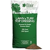 Elixir Gardens Lawn Top Dressing Mix, 70/30 Sportsand & Graded Topsoil Blend for Garden and Turf Maintenance | 1kg - 20kg Bags (20kg)