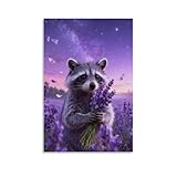 SpécifiChation du poster sur toile : Cet Raton Laveur art mural mesure 08×12inch(20×30cm)，12×18inch(30×45cm) ，16×24inch(40×60cm)，20×30inch(50×75cm)， imprimé sur toile. pleinement des joies du bricolage.