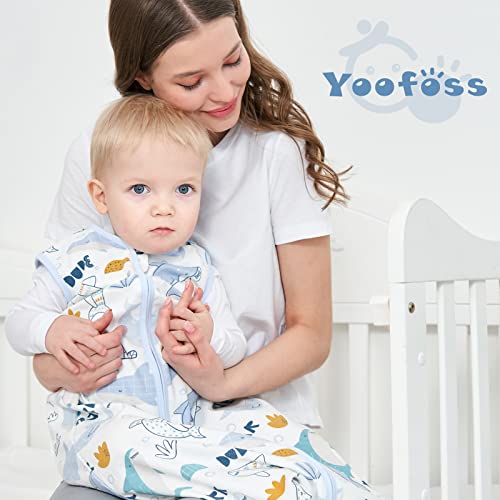 Yoofoss Baby Sleep Sacks 18-24 Months 2 Pack 100% Cotton 0.5 Tog Wearable Blanket Baby Sleeping Bag Unisex Comfortable Breathable Toddler Sleeping Sack #TOP6