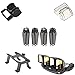 HUANRUOBAIHUO 5 Pack for DJI Spark Accessoires Quick Release Hélices Protège-Objectif Capot Soleil caméra Ombre Couverture du Train d'atterrissage d'antenne Range Booster Quadrocopter Zubehör
