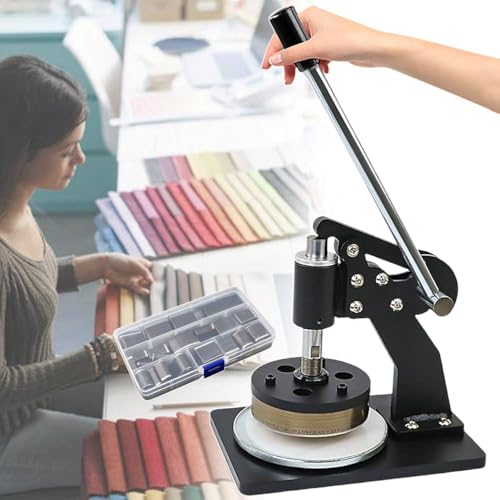 Strumento per tagliare campioni di tessuto, tappeti, pelle e carta, taglio di precisione per dischi da 100 cm², 50 cm², 10 cm², ideale per campionamento e test sui materiali