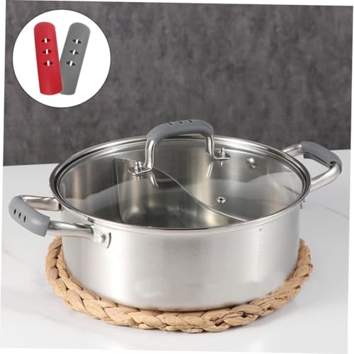 Orejeras de olla de sopa POPETPOP: 8 fundas de silicona para asas de utensilios 4