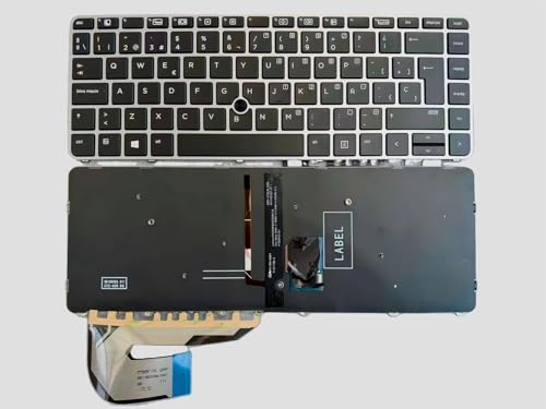 �m�[�g�p�\�R�������p���e���X�y�C����L�[�{�[�h HP EliteBook 745 G3 745 G4 840 G3 840 G4�AZBook 14u G4�V���[�Y �m�[�g�p�\�R���L�[�{�[�h �o�b�N���C�g/�|�C���^�[/�V���o�[�t���[���t��