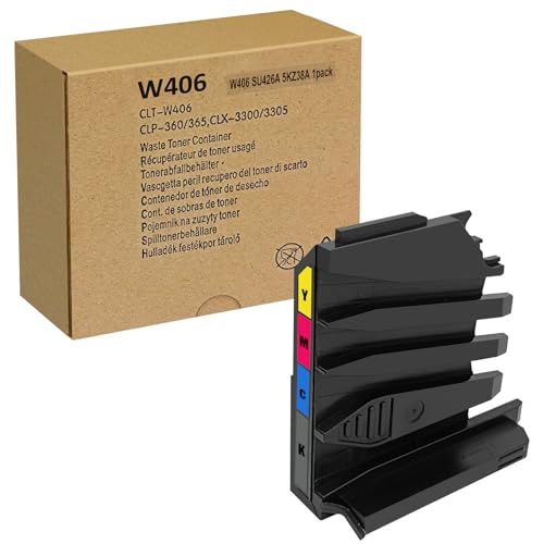 ASEKER CLT-W406 W406 Resttonerbehälter SU426A Kompatible für Samsung CLP-360 CLP-365 CLX-3300 CLX-3305 SL-C410 SL-C430 SL-C460 SL-C480 SL-C480W SL-C480FW Drucker 7000 Seiten Abfallkartusche