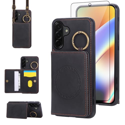 Samsung Galaxy A57 5G �E�H���b�g�P�[�X����уX�N���[���v���e�N�^�[ �N���X�{�f�B �V�����_�[ �X�g���b�v �����O �o�b�N�� �X�^���h �J�[�h �z���_�[ ���C�J�[�}�E���g �g�ѓd�b�J�o�[ A 57 57A A575G LTE ���f�B�[�X