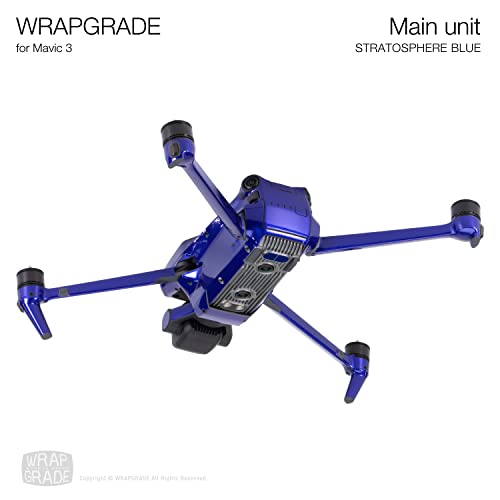 Image of WRAPGRADE Skin Compatible with DJI Mavic 3 Pro (Stratosphere Blue)