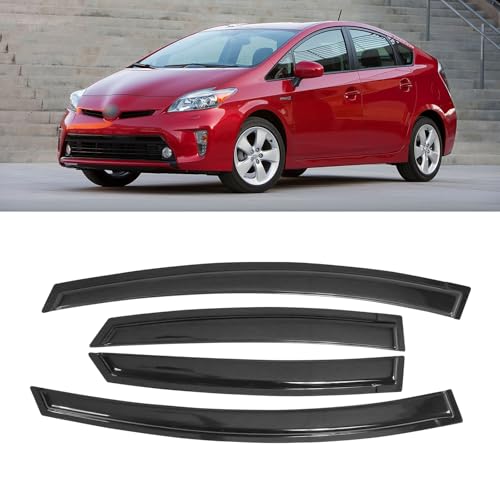 Window Visor for Toyota Prius 2010-2015, Out-Channel Rain Guards Shields