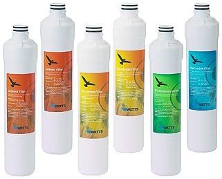 Watts WQC4RO11-50 Kwik-Change RO Replacement Filter Annual Bundle With Membrane