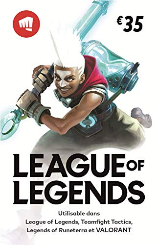 Carte League of Legends 35€ Riot Points recharge PC boutique