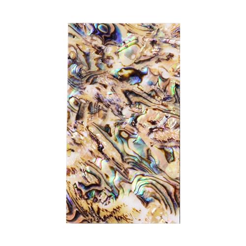 Illkjasfc Natural Abalones Conchas Laminadas Pegatinas 40x70mm para Artes Artesanías Joyería Hacer Scrapbooking Teléfono Caso Decoración del Hogar