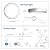 EShine Under Cabinet Puck Lights with Hand Wave Sensor – Circular LED Cabinet Lights – Dimmable – Pack of 3, Cool White (6000K)