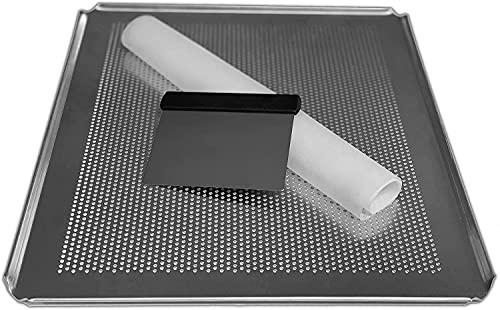 LEHRMANN 3-teiliges Backset - Backblech 46 x 35 cm gelocht,