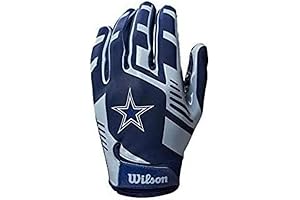WILSON NFL Stretch Fit Football Gloves – Cowboy Gloves for Men