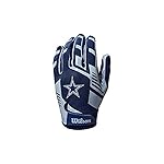 Wilson NFL Stretch Fit Football Gloves - Youth, Dallas Cowboys