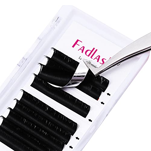 Volume Lash Extensions .03 .05 .07 .10 Easy Fan Volume Lashes 8-30Mm Fadlash Self Fanning Eyelash Extensions J/B/C/D/Dd/L Curl Supplies (0.07-D, 8-14Mm Mix) #TOP1