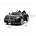 Kuntai Electric Cars for Kids, Mercedes Benz Car for Kids, 2 Seater Battery Powered Cars for Kids Black