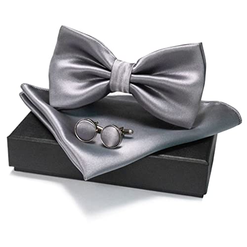 Set de Pajaritas para Hombre con Gemelos y Pañuelos
