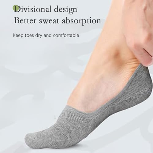No Show Liner Socks Women - Low cut Invisible Cotton Sneaker Socks with Non Slip Grips4