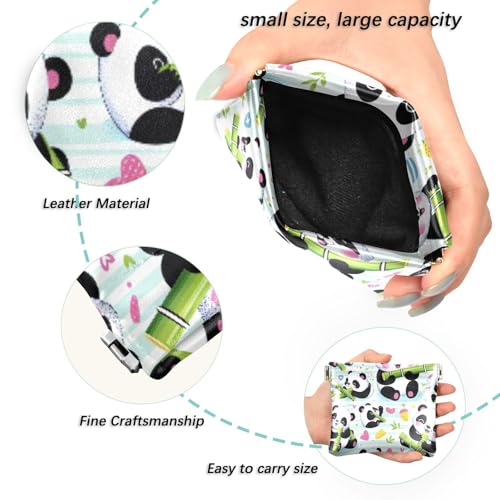 Cute Animals Coin Purse Leather Pouch Change Purse, Squeeze Coin Pouch for Cards, Keys & Lipsticks, Unisex2