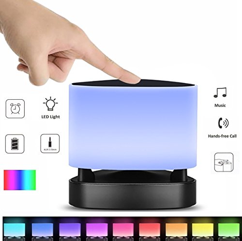 Bluetooth Speaker Night light Bedside Touch Lamps Bellawang&Popcloud Mood Light Alarm Clock With Sma - //coolthings.us