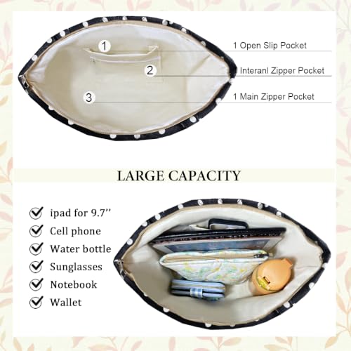 Image of Sunwel Fashion Top Zipper Floral Quilted Bag Small Tote Bag for Women