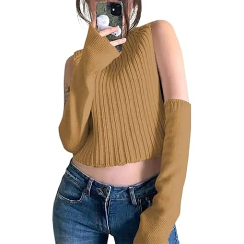 Suéter Corto de Cuello de Tortuga ORANDESIGNE Cover