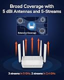 Cudy AX3000 WiFi 6 2.5G PoE-Powered Router with USB 2.0 Port, Dual Band VPN Router, MU-MIMO, WireGuard, Cudy Mesh Compatible, APP Control, WR3000P - 3