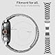 SPGUARD Armband Kompatibel mit Samsung Galaxy Watch 8 40MM/44MM,Edelstahl Metall Band Kompatibel mit Galaxy Watch8 Classic 46MM,Ersatz Wrist Strap Metallarmband Damen Herren Smartwatch Uhrband,Silber