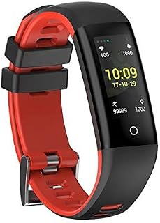 New Smart Slim Wristband IPS Color Screen Heart Rate Monitor Smart Band Fitness Tracker Smart Bracelet (Red)