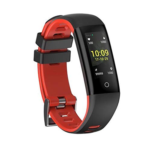 New Smart Slim Wristband IPS Color Screen Heart Rate Monitor Smart Band Fitness Tracker Smart Bracelet (Red)