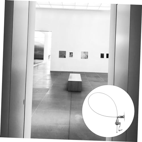 Image of Stainless Steel Wire Rope Hanging System for Pictures and Lights Adjustable Gallery Display and Versatile Steel Cable Hangers