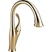 Delta Faucet Addison Single-Handle Kitchen Sink Faucet with Pull Down Sprayer, ShieldSpray Technology and Magnetic Docking Spray Head, Champagne Bronze 9192-CZ-DST