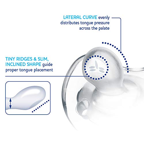 Chicco PhysioForma Light Day & Night Including Glow in Dark Pacifier for Babies 0-6m, Pink, Orthodontic Nipple, BPA-Free, 2-Count in Sterilizing Case