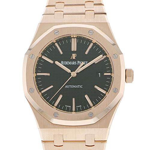 オーデマ・ピゲ AUDEMARS PIGUET ロイヤルオーク 15400OR.OO.1220OR.01 ブラック文字盤 腕時計 メンズ (15400OROO1220OR01) [並行輸入品]