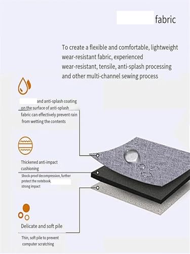 Funda de portátil impermeable contra lluvia y caídas accidentales 5