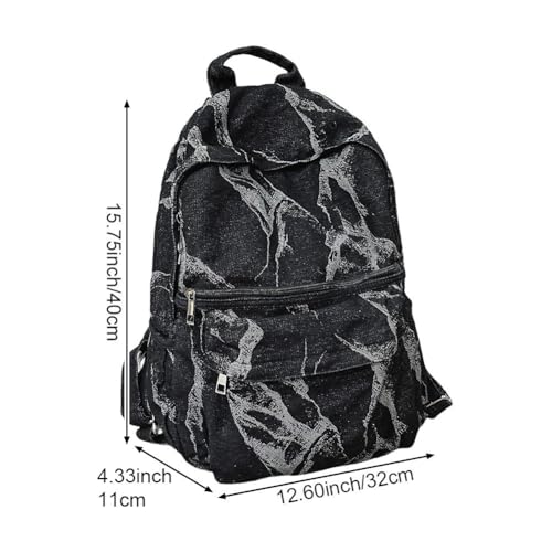 Sac à dos en toile jean résistant et léger pour éviter le mal de dos