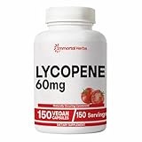 Immortal Herbs Lycopene Supplement for Men 60mg, 150 Capsules, Natural Tomato Extract Powder for Skin, Heart & Immune Support, 100% Veg Lycopene Complex, Non-GMO and Gluten Free Carotenoid Supplement