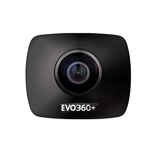 Caméra d'action EVO360+ Nilox avec double objectif Full HD et boîtier compact noir