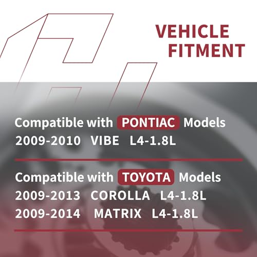 Repuesto de arrancador Hyanne BP-001-0073 compatible con Pontiac Vibe L4-1.8L 2009-2010, Toyota Corolla L4-1.8L 2009-2013 y Toyota Matrix L4-1.8L 2009-2014 miniatura 4