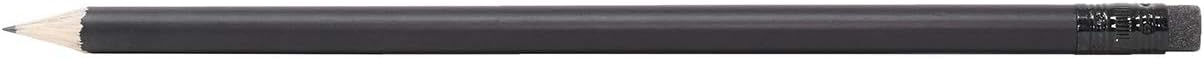 Blank Black Matte Round Pencils Black Matte 144 to a Box (Sharpened)