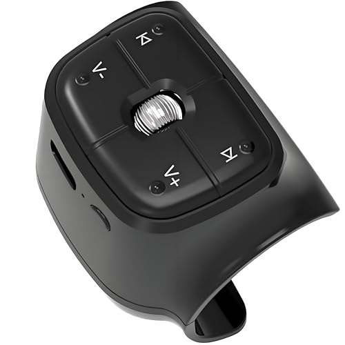 TikTok - Mando a distancia Bluetooth para coche, bicicleta, motocicleta, botón de control del volante, batería recargable integrada, compatible con iPhone y teléfonos Android